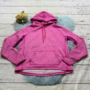 PONY Pink Heathered Hoodie sz M